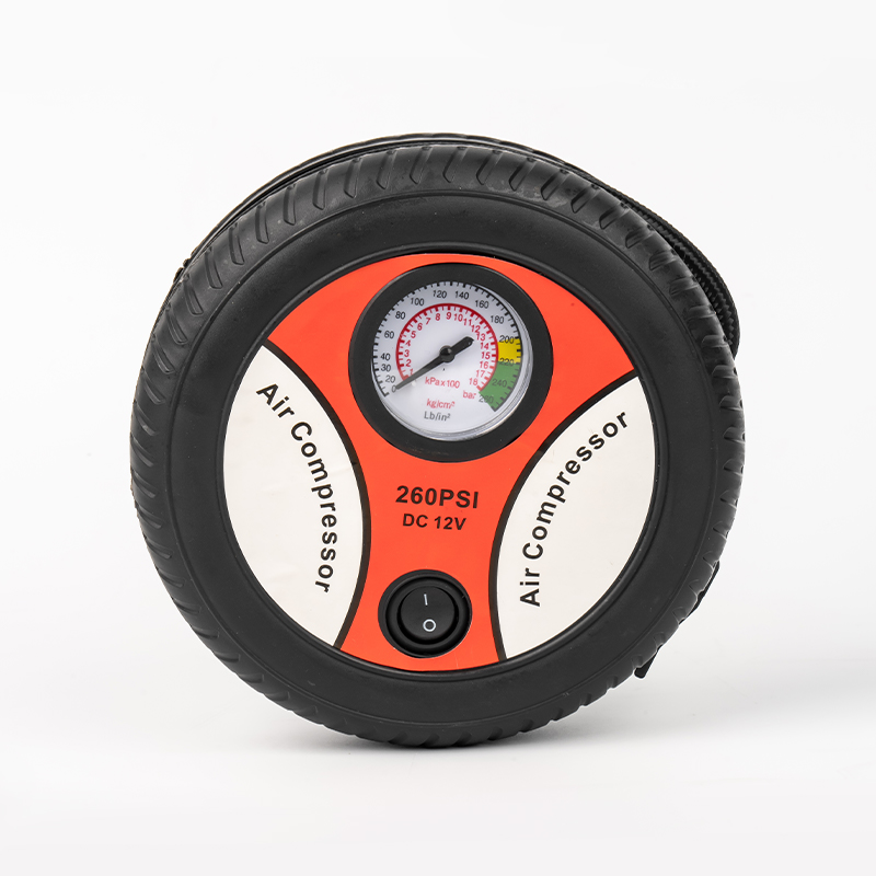 SX-213 Digital Mini Disc Shape Compressor untuk Basikal, Bola dan Tayar Kereta